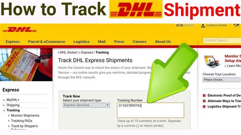 dhl parcel tracking.